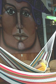 Take a break in our lovely hammocks